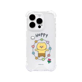 [S2B] KAKAO FRIENDS CHOONSIK Clear TPU+PC Bumper Case Compatible with Galaxy – Crystal Clear, Shock-Absorbing, Camera & Button Protection for iPhone & Galaxy - Made in Korea